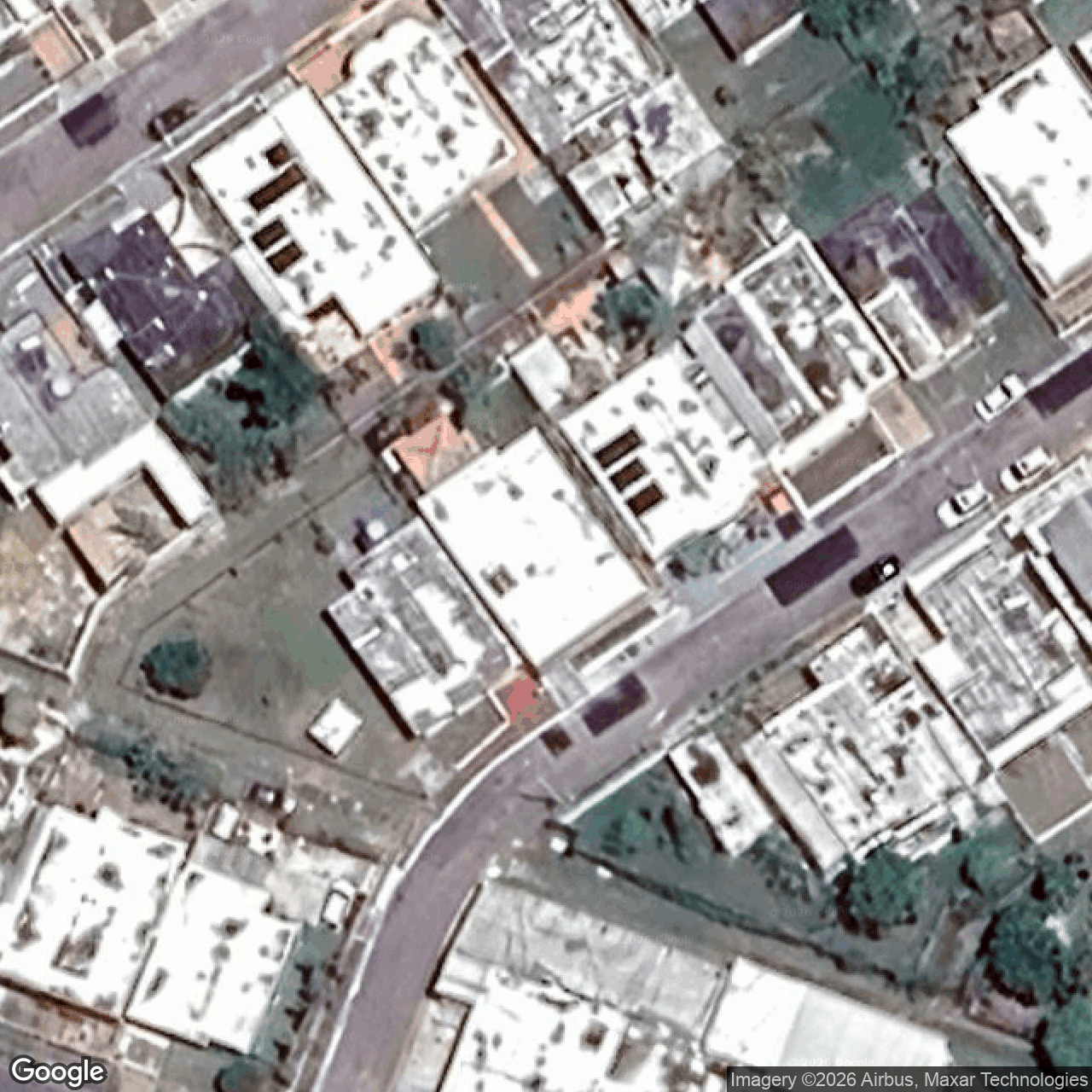 Antes — su techo en su estado actual, Glenview Gardens, Ponce, imagen de 2026